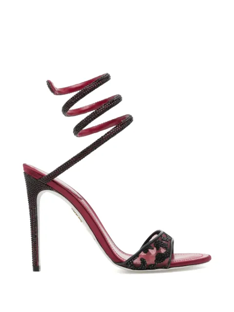 René Caovilla Allura crystal-embellished sandals