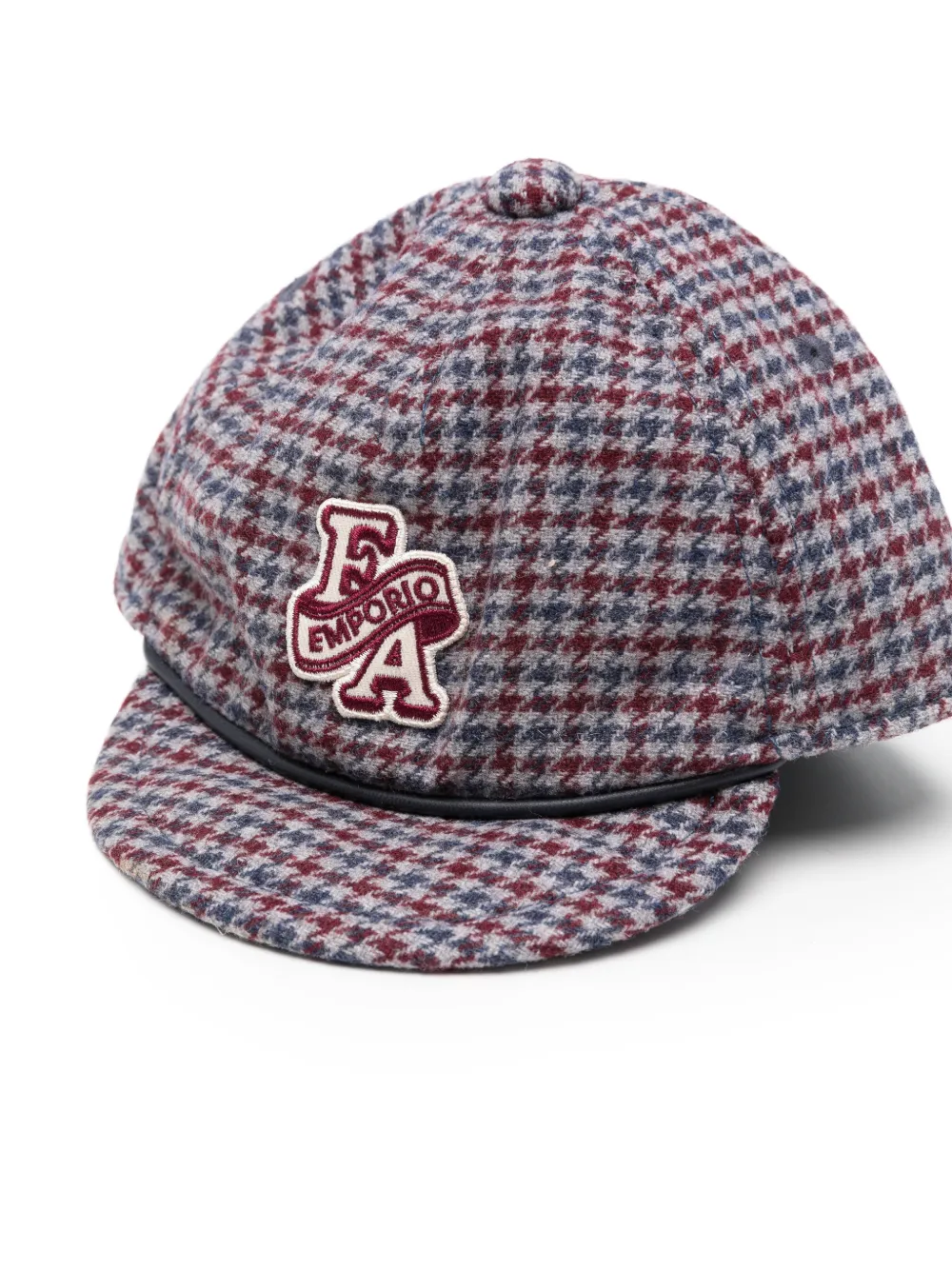 Emporio Armani Kids Pet met pied-de-poule print Rood