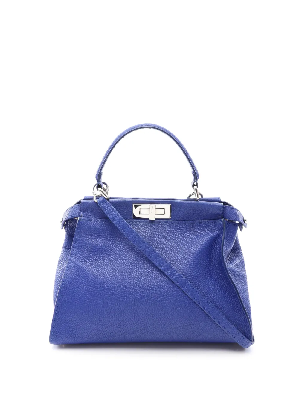 Fendi Pre-Owned 2015-2016 Selleria Peekaboo satchel - Blu