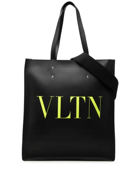 Valentino Garavani Pre-Owned 2018-2026 Calfskin Rockstud VLTN Tote satchel