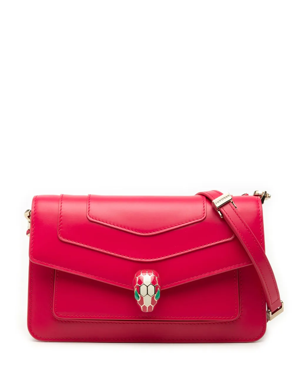 Bvlgari Pre-Owned 2021-2026 Calfskin Serpenti Forever East West shoulder bag - Rosa