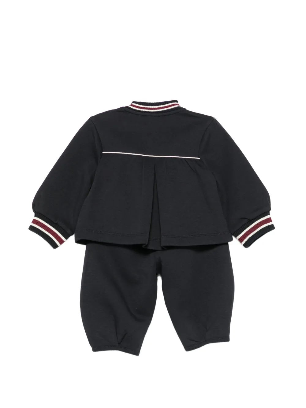 Emporio Armani Kids Trainingspak met gestreepte afwerking en logo-patch Blauw