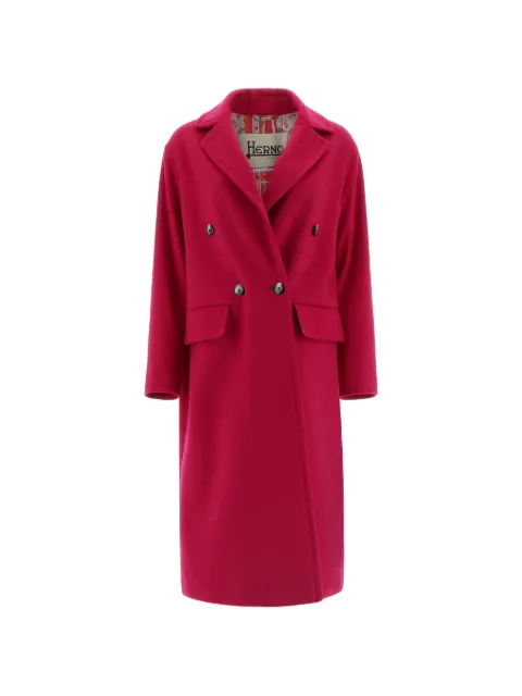 Herno double-breasted wool coat