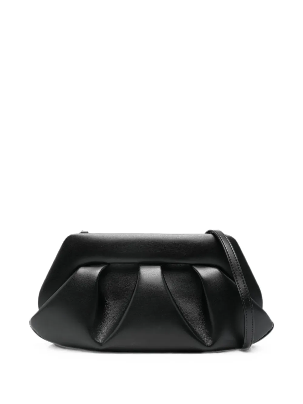 Themoirè Bios ruched tote bag - Nero