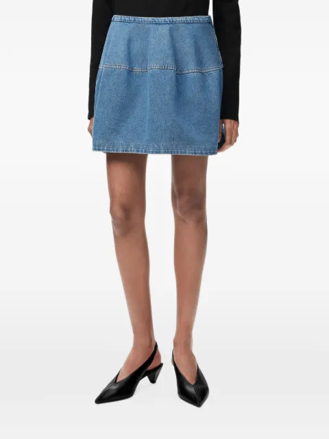 LOEWE falda corta de mezclilla Balloon