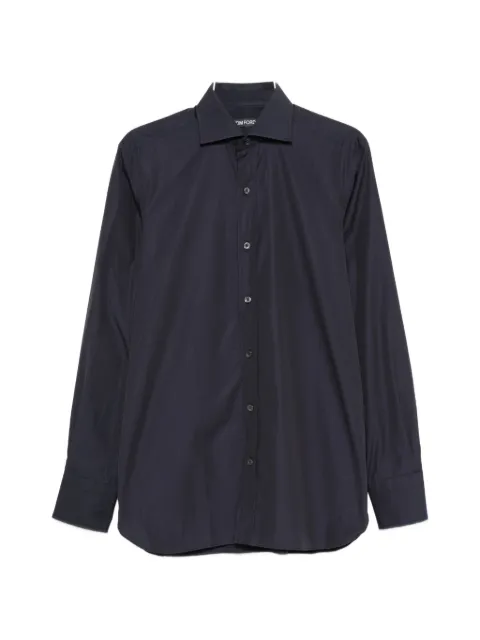 TOM FORD spread-collar button-up shirt