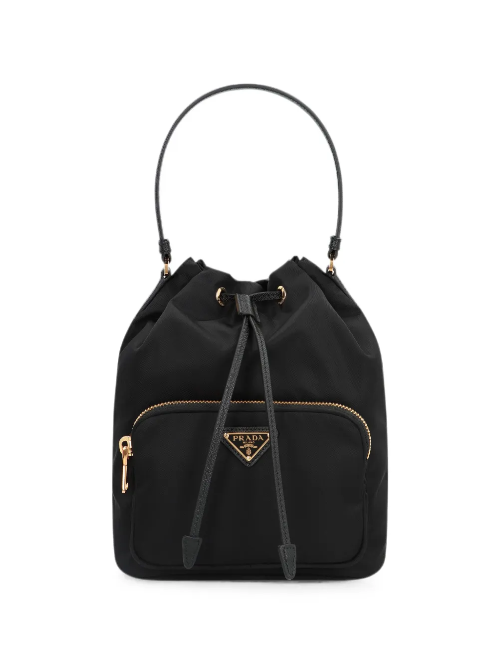 Prada Duet Re-Nylon bucket bag - Schwarz