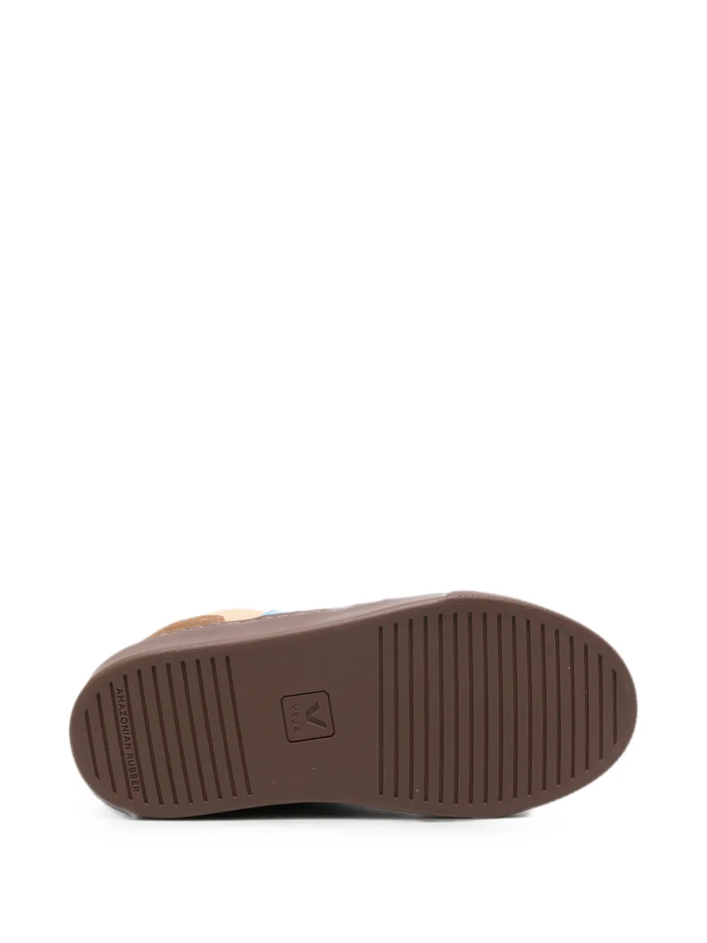 VEJA Kids suede touch-strap sneakers Beige