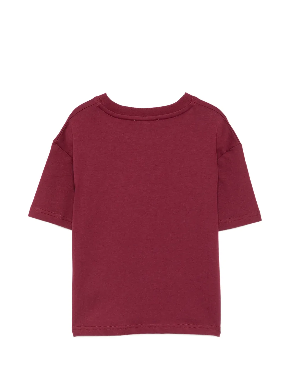 Lanvin Enfant T-shirt met geborduurd logo Rood