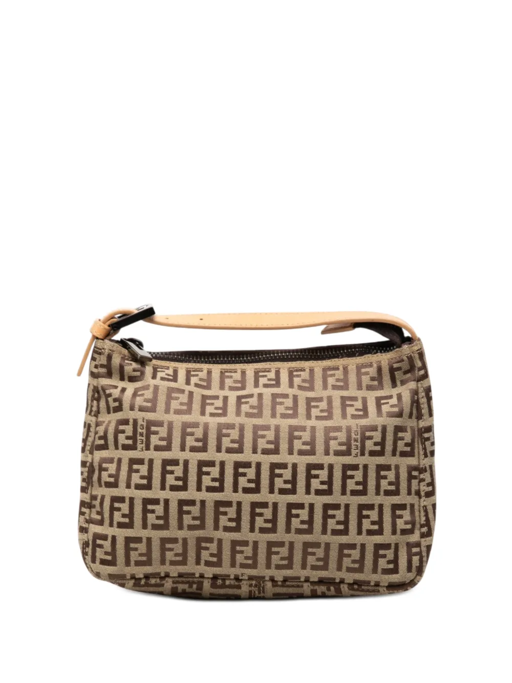 Fendi Pre-Owned 2000-2010 Zucchino Canvas handbag - Marrone