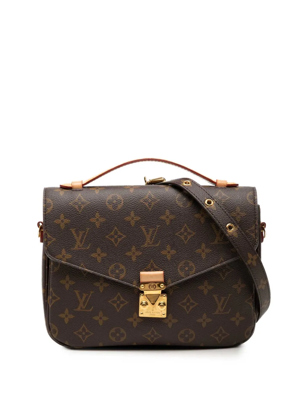 Louis Vuitton Pre-Owned 2021-2026 Monogram Pochette Metis satchel - Marrone