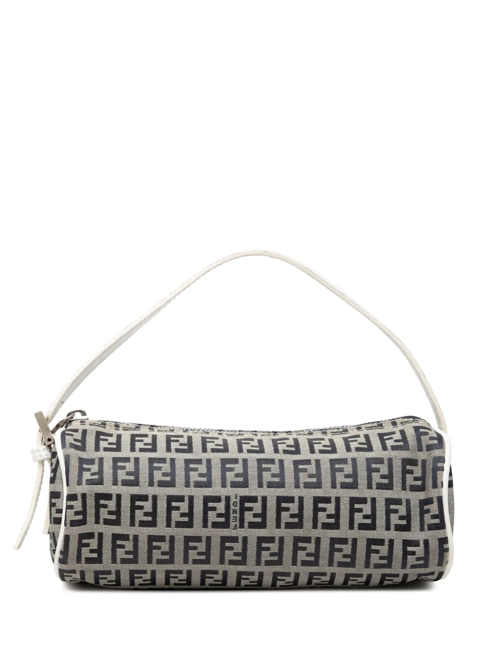 Fendi Pre-Owned 2000-2010 Zucchino Canvas Barrel Pochette handbag - Grigio