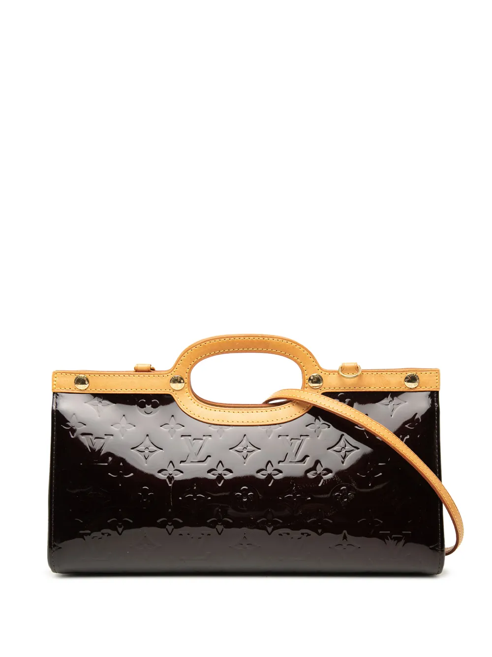 Louis Vuitton Pre-Owned 2008 Monogram Vernis Roxbury Drive satchel - Viola