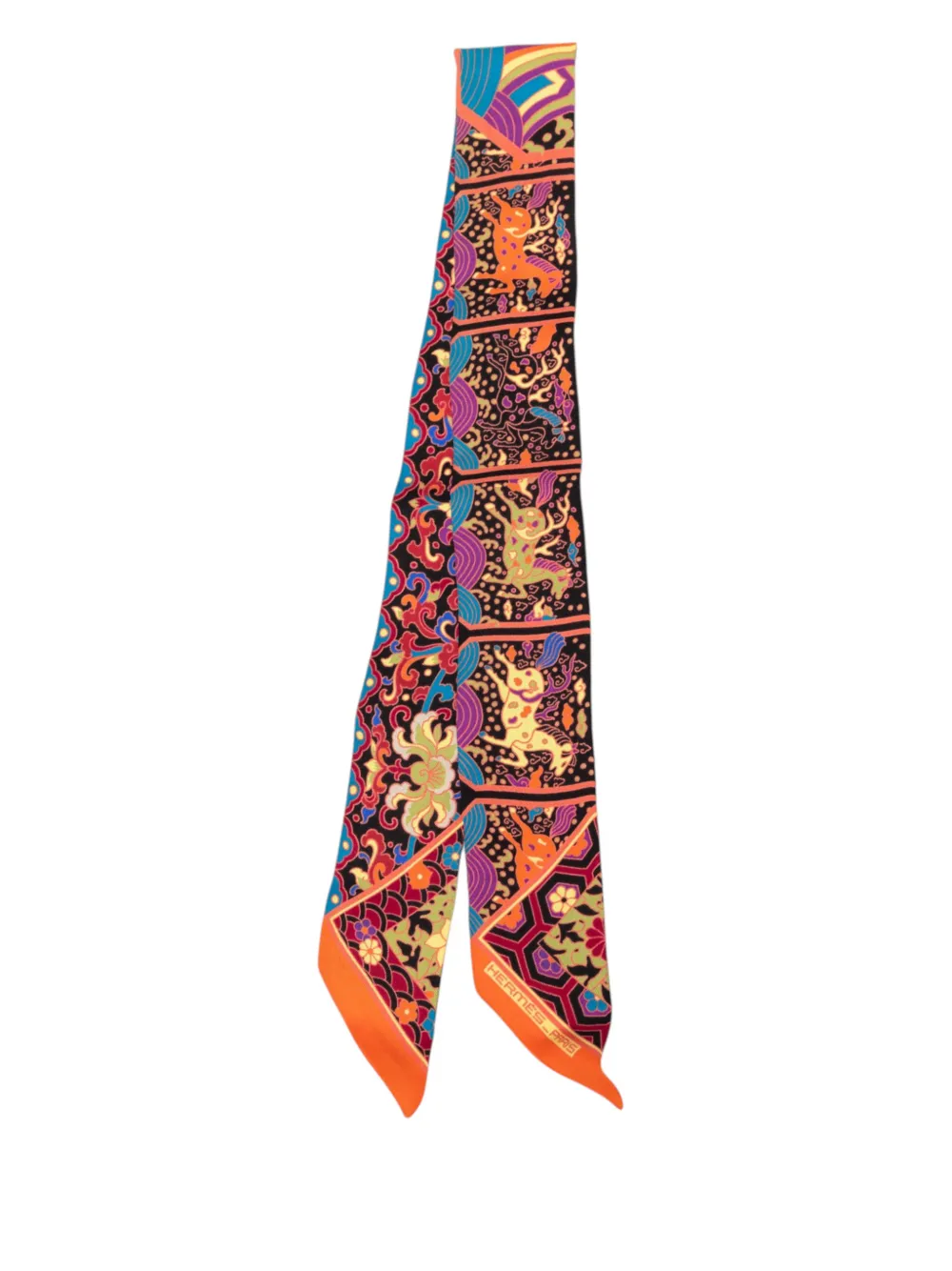 Hermès Pre-Owned 2000-2026 Collections Imperiales Silk Twilly Scarf scarves - Multicolore
