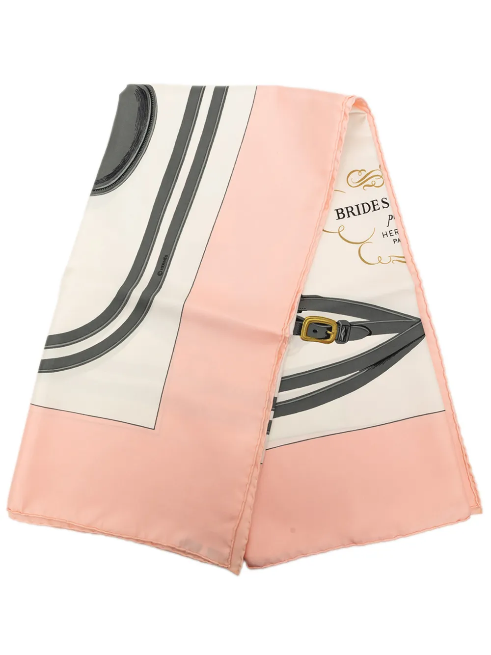 Hermès Pre-Owned 1957-1970 Brides de Gala Silk Scarf 90 scarves - Rosa