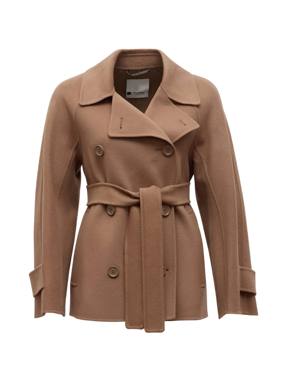 'S Max Mara double-breasted belted coat - Braun