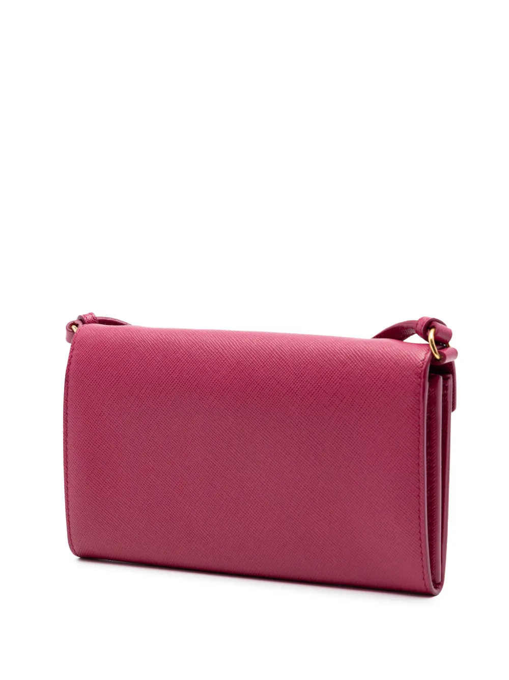 Prada Pre-Owned 2010-2026 Bicolor Saffiano Envelope Wallet On