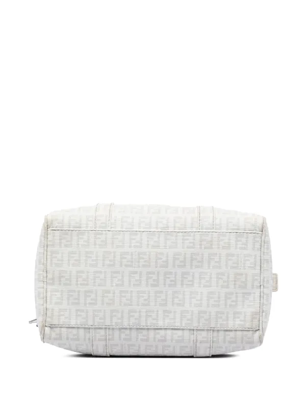 Fendi Pre-Owned 2000-2010 Zucchino Coated Canvas Boston Bag
