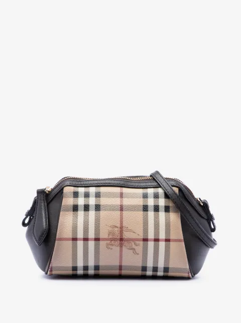 Burberry Pre-Owned 2000-2017 Mini Haymarket Check Coated Canvas Blaze crossbody bag