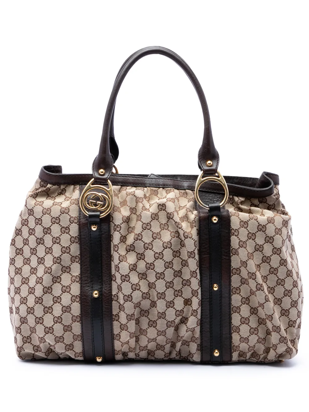 Gucci Pre-Owned 2016-2026 GG Canvas Interlocking G tote bag - Toni neutri
