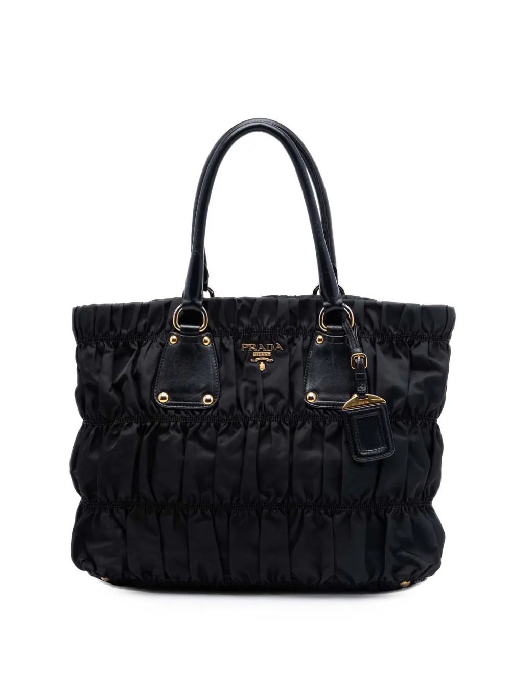 Prada Pre-Owned 2010-2026 Tessuto Gaufre tote bag - Nero
