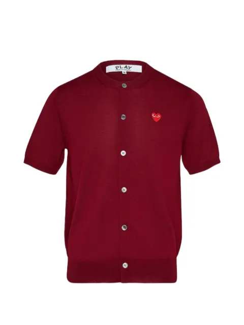 Comme Des Garçons Play Play heart short-sleeve cardigan
