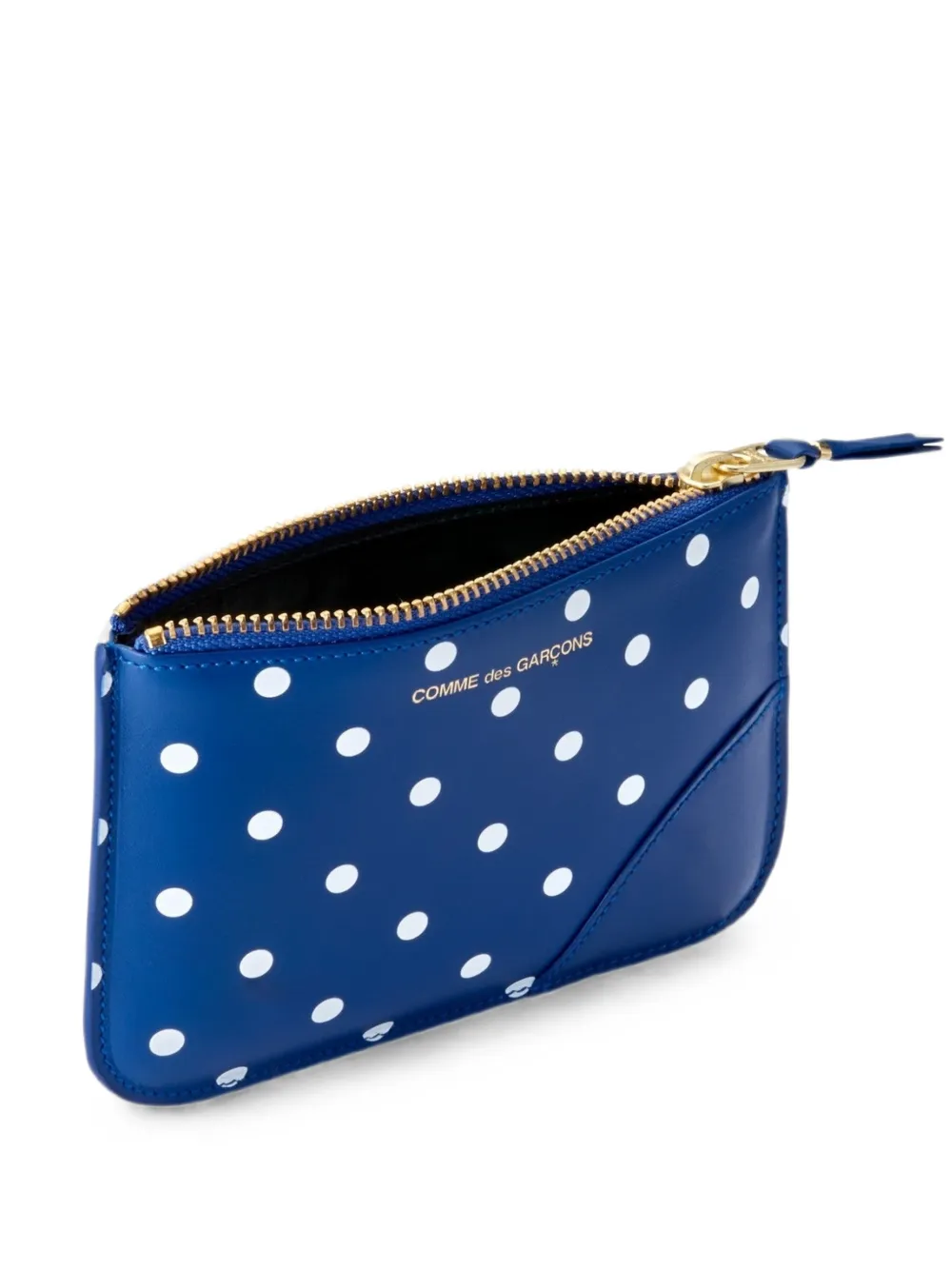 Comme Des Garçons Wallet polka-dot-print wallet - Blu