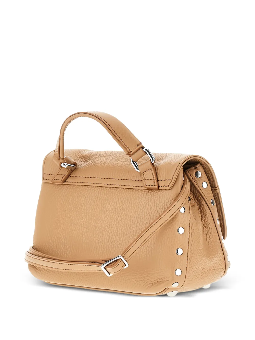 Zanellato Postina leren shopper Beige