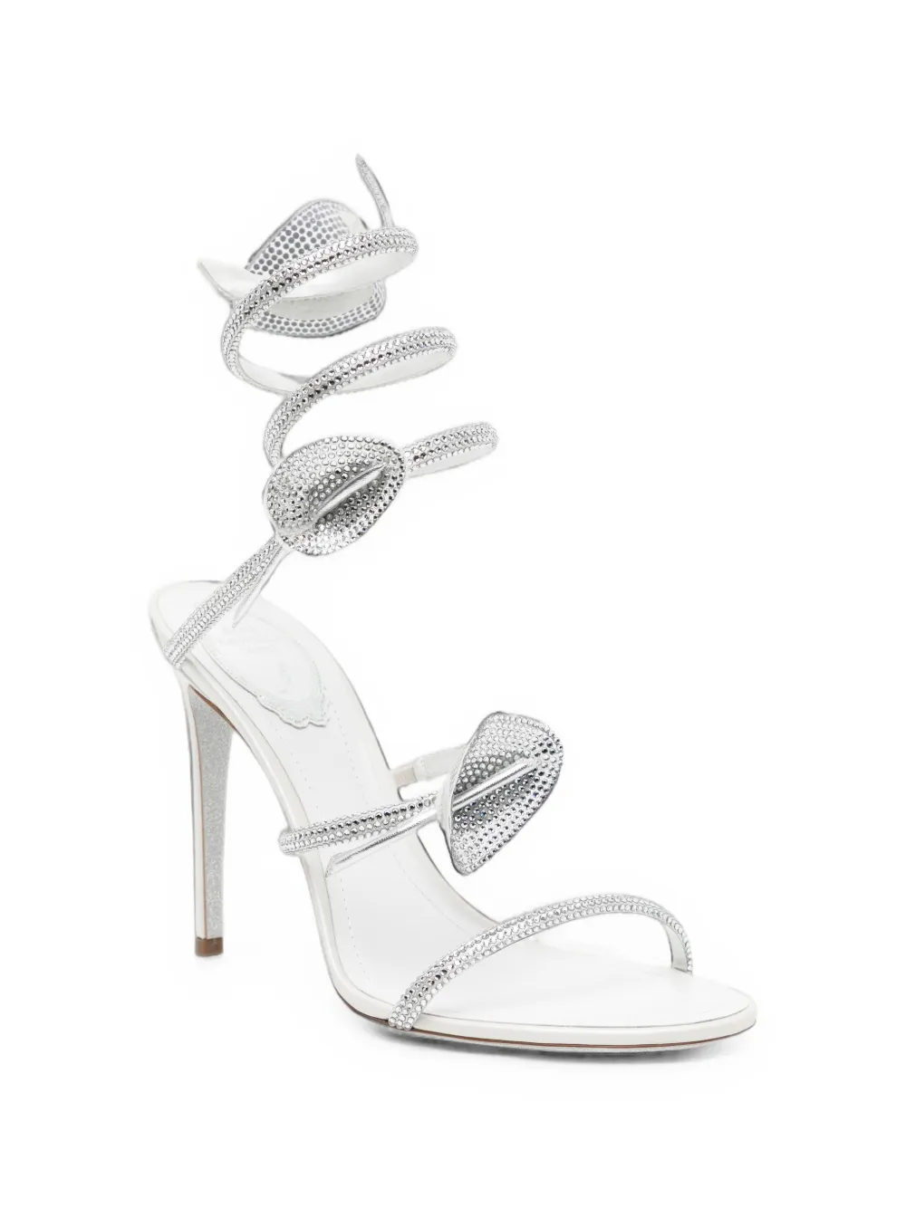 René Caovilla 110mm Calliope sandals Beige