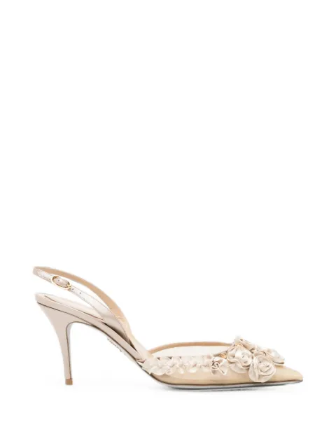 René Caovilla zapatos Rosalia con tacón de 80 mm y apliques florales