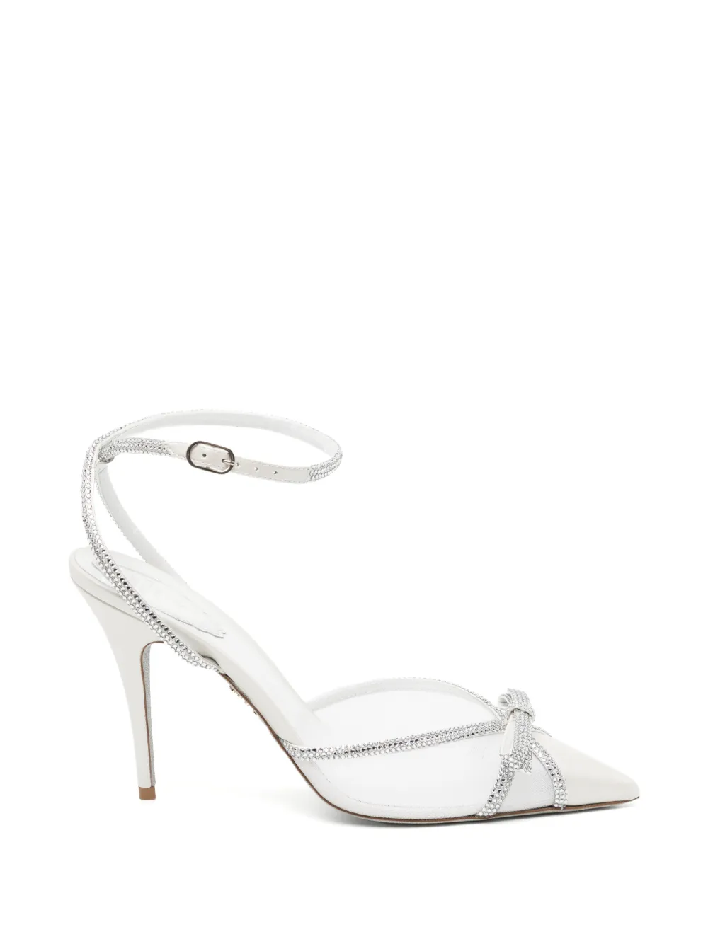 René Caovilla sandales Lynette 105 mm - Blanc René Caovilla sandales Lynette 105 mm - Blanc
