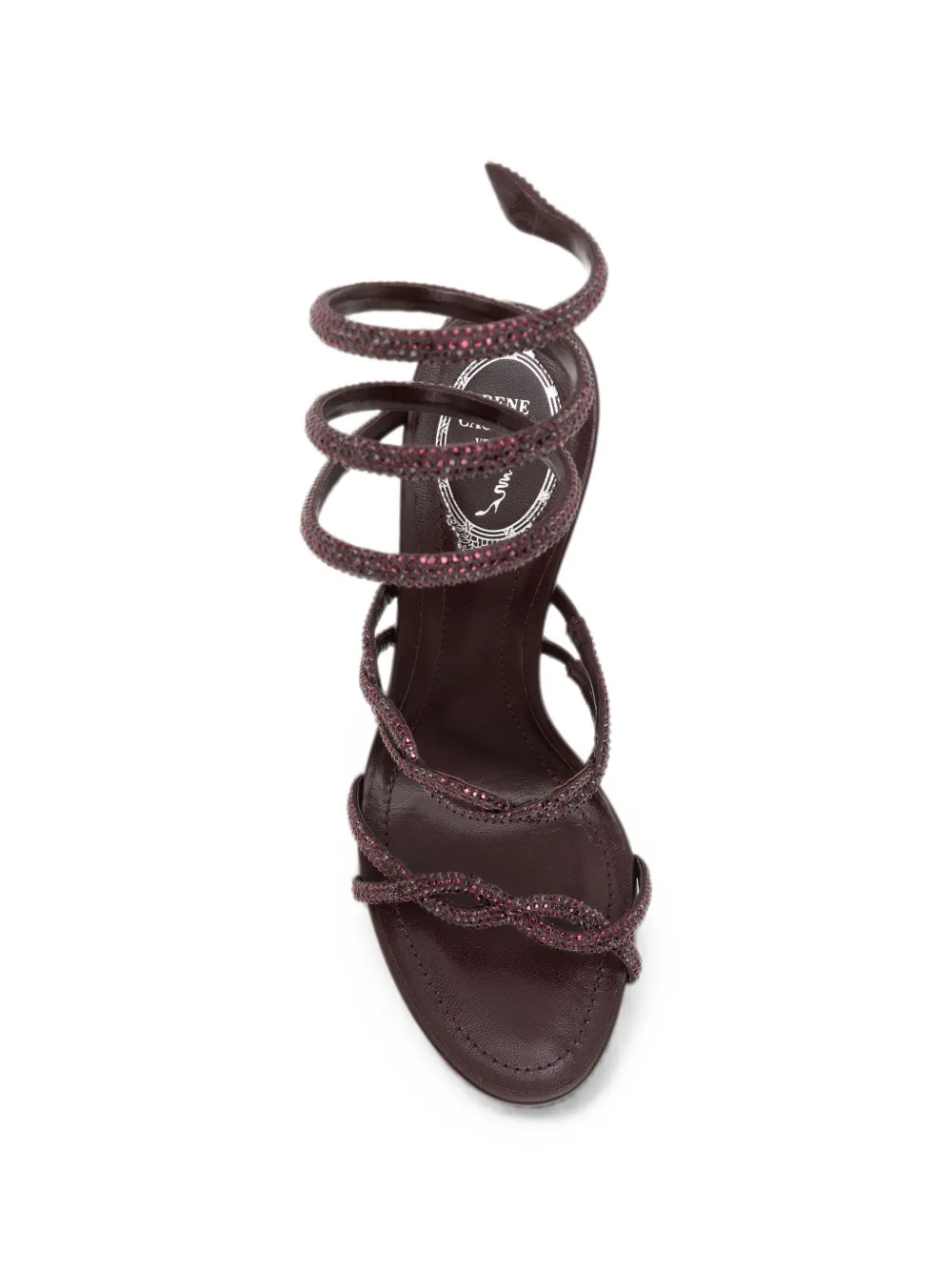 René Caovilla Braid Cleo sandals Paars