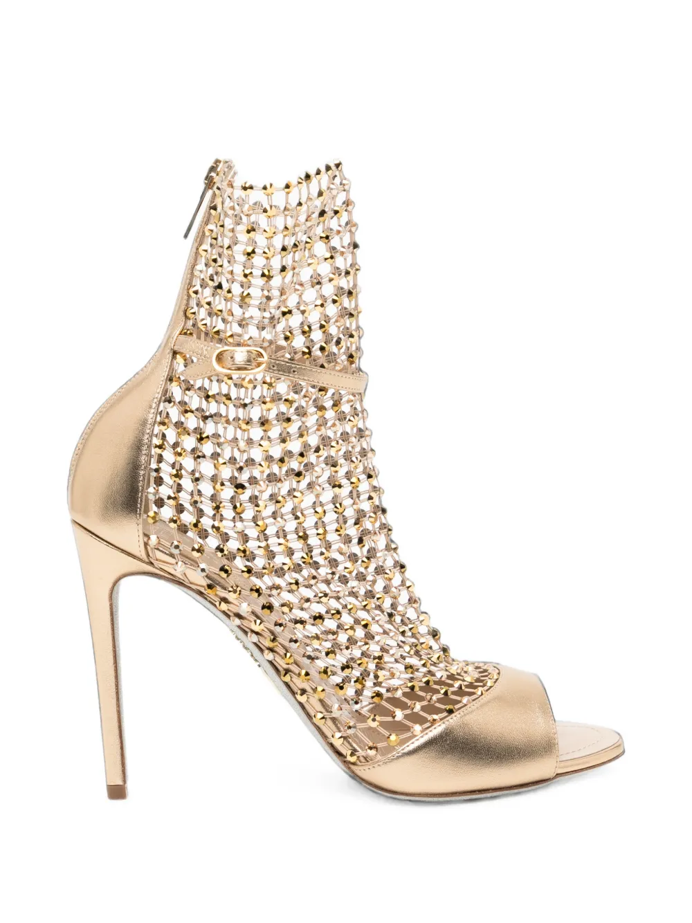 René Caovilla 105mm Galaxia sandals Goud
