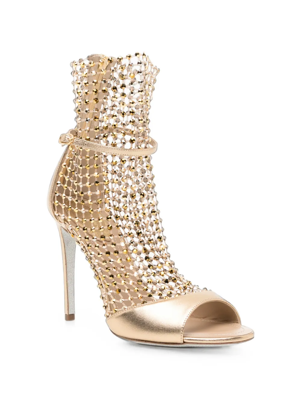 René Caovilla 105mm Galaxia sandals Goud