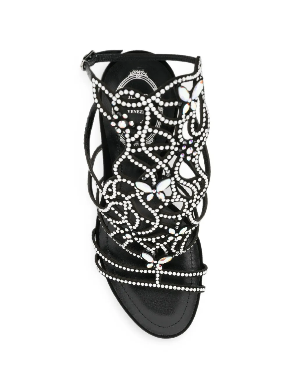 René Caovilla 105mm Eden sandals Zwart