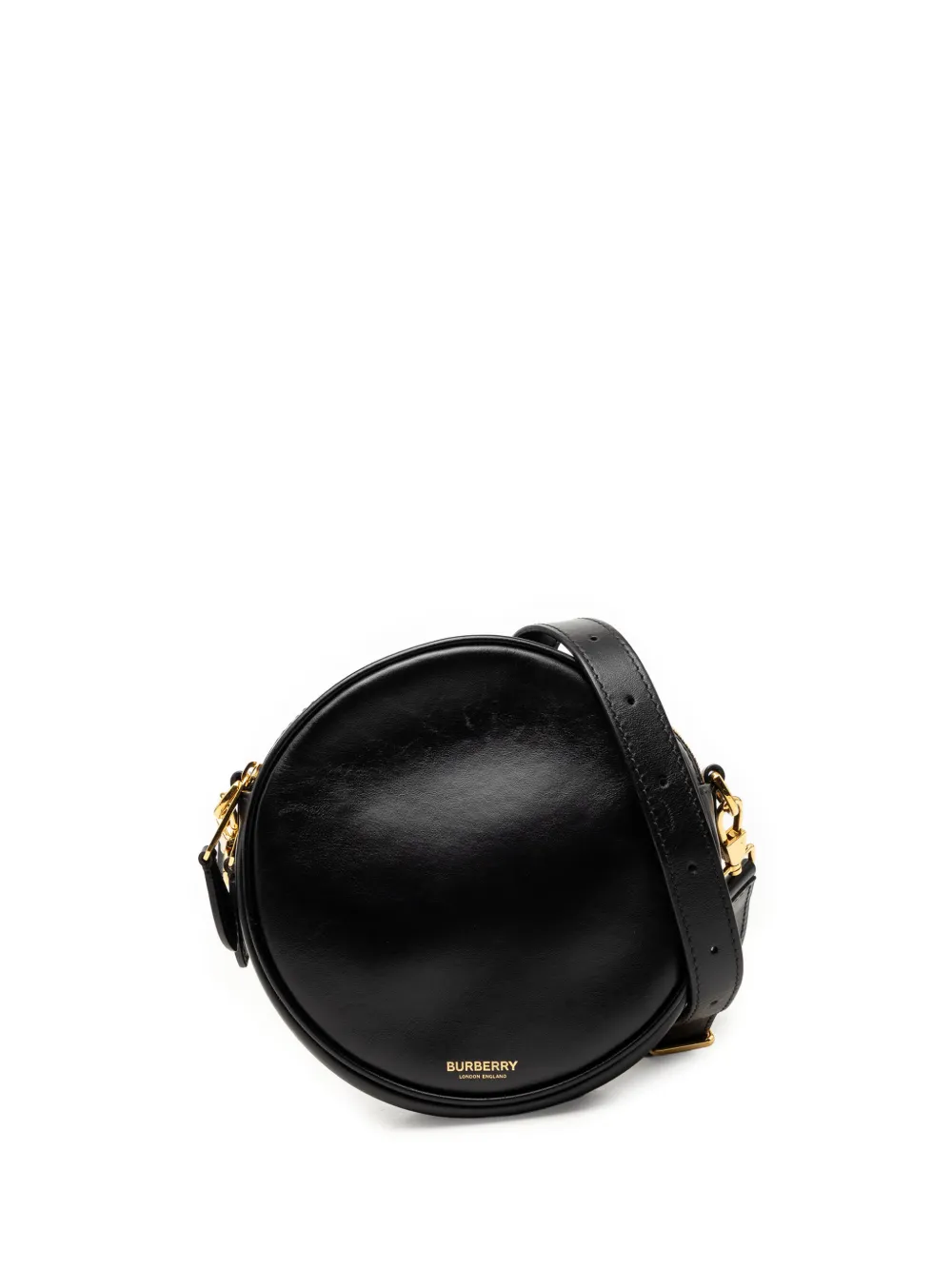 Burberry Pre-Owned 2018-2023 Calfskin Louise Round crossbody bag - Nero
