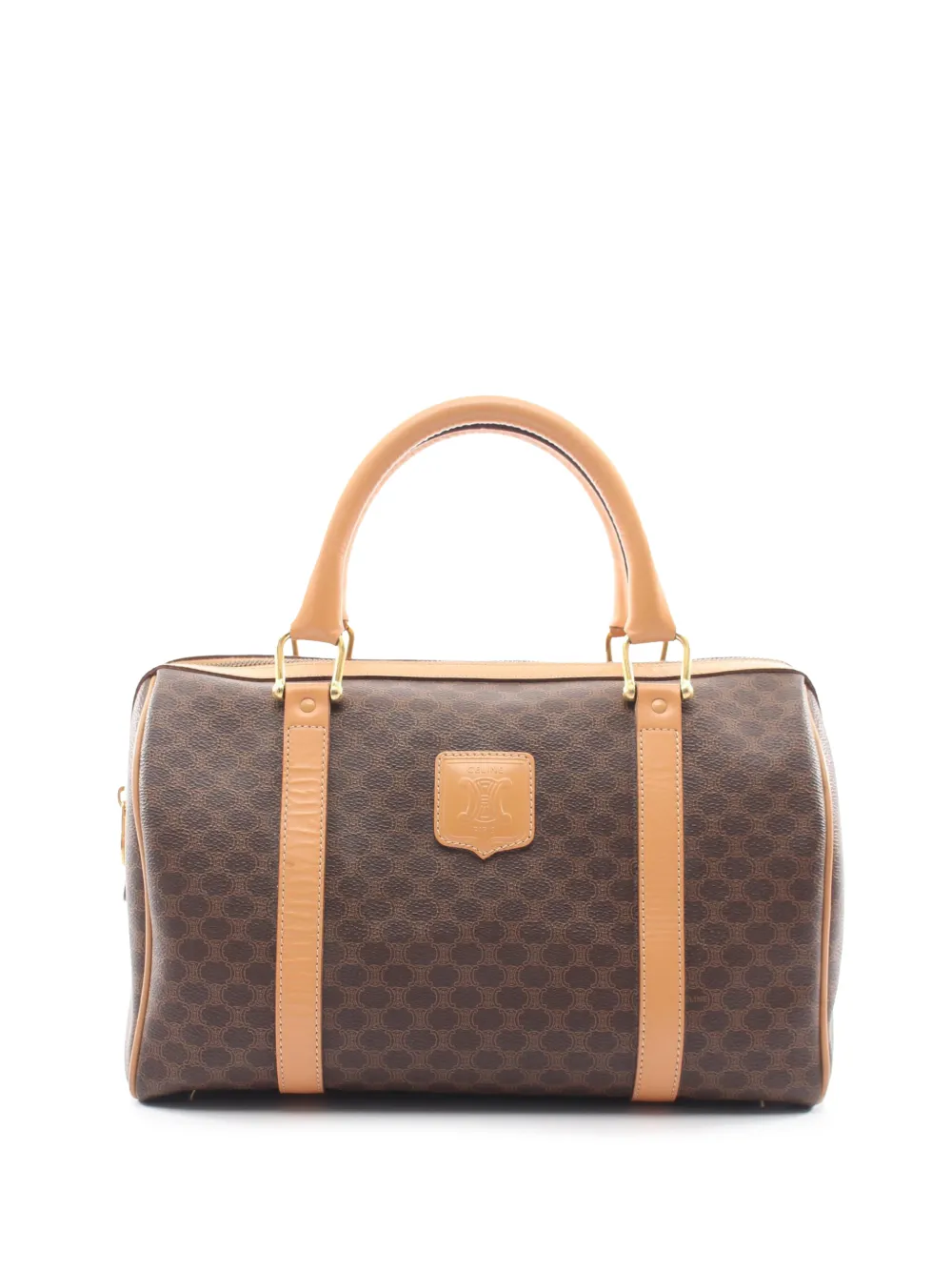 Celine Pre-Owned 1980-2000 Macadam boston bag - Marrone