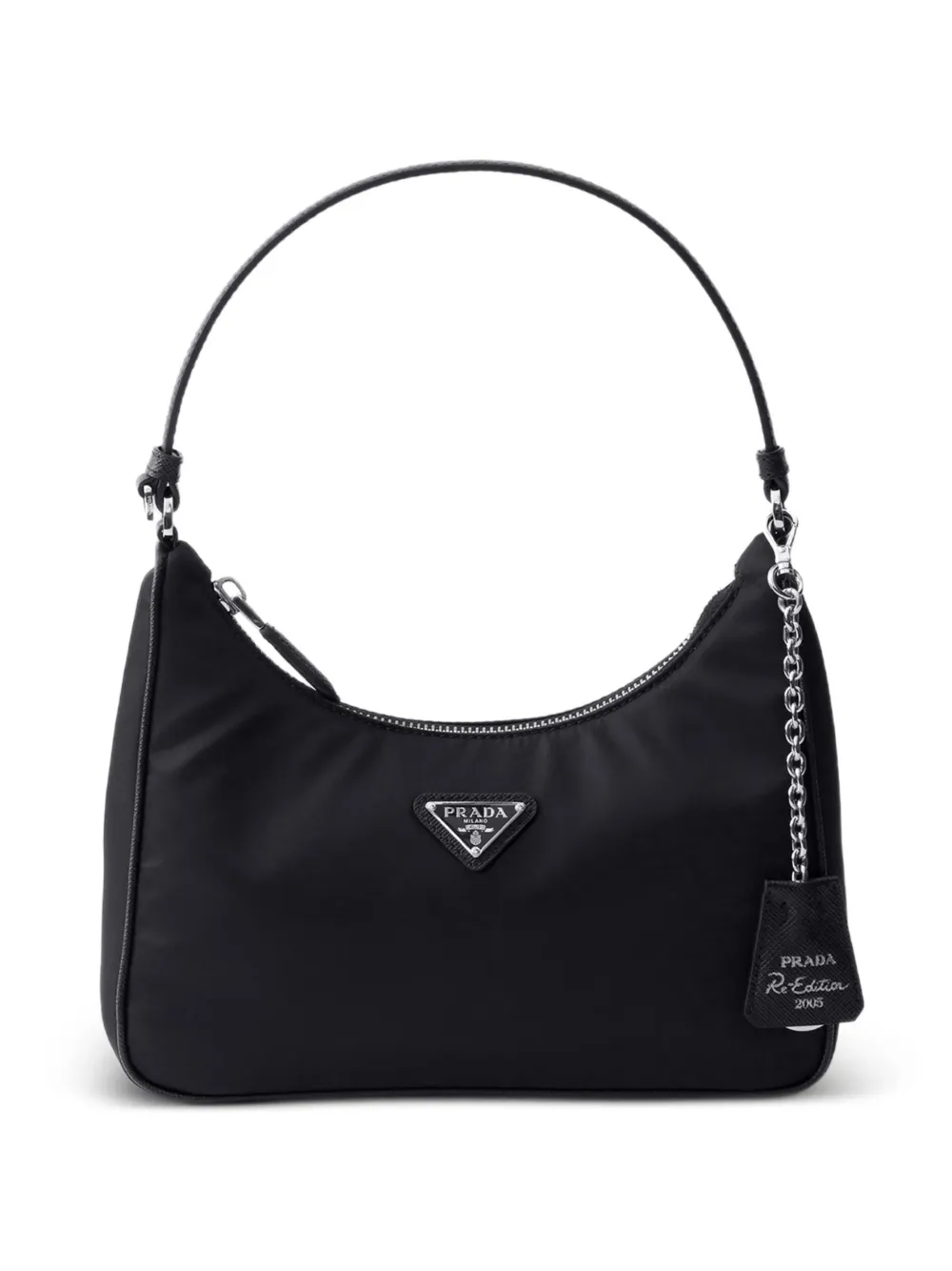 Prada Re-Edition 2005 Re-Nylon and Saffiano mini bag - Schwarz