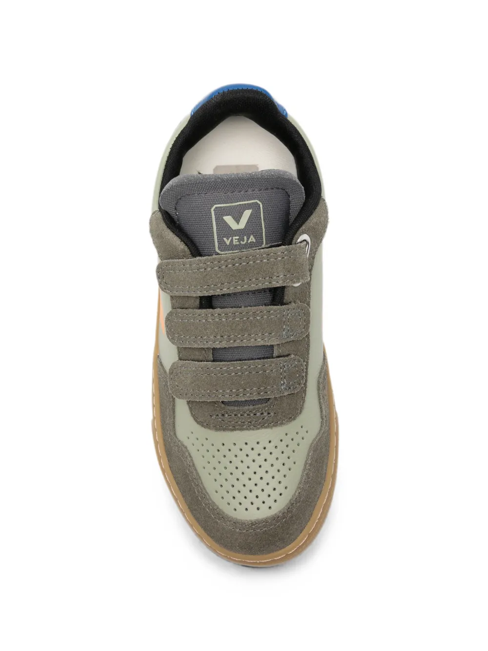 VEJA Kids V-90 touch-strap sneakers Groen