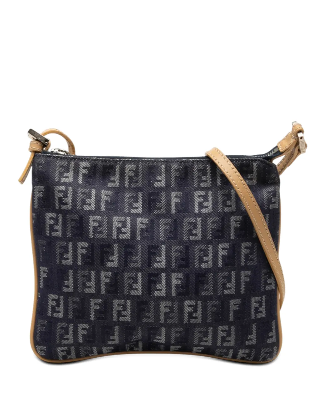 Fendi Pre-Owned 2000-2010 Zucchino Denim crossbody bag - Blu