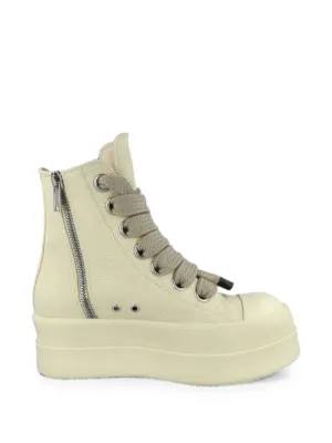 Rick Owens ジオバスケット レザースニーカー | ニュートラル