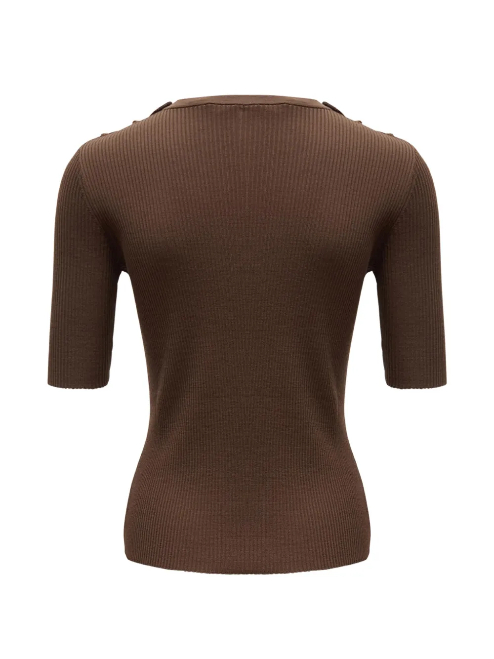 'S Max Mara Ribgebreide trui Bruin