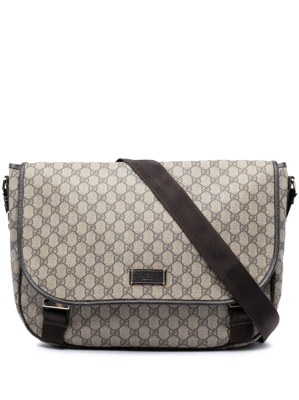 Gucci Pre-Owned 2016-2026 GG Supreme Messenger Bag crossbody bag - Toni neutri
