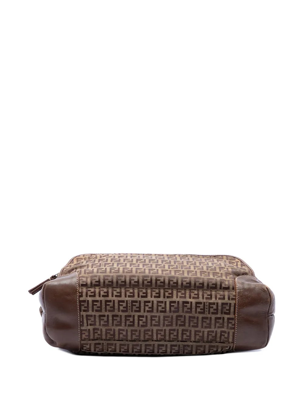 Fendi Pre-owned 2000-2010 Zucchino Canvas Chef Shopping Tote Bag in Brown, view 4