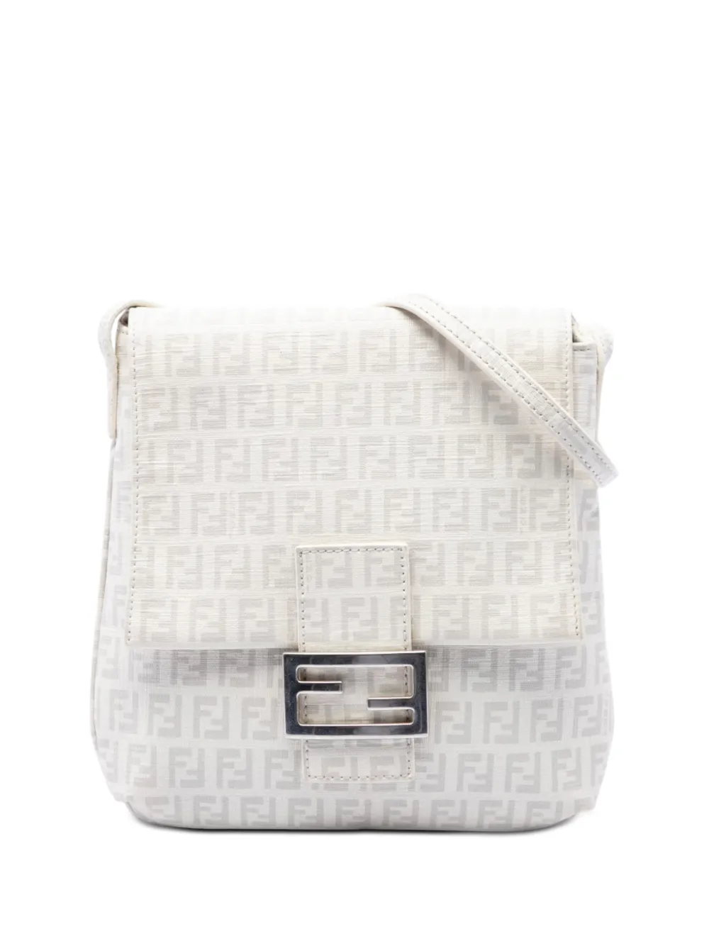 Fendi Pre-Owned 2000-2010 Zucchino Spalmati crossbody bag - Bianco