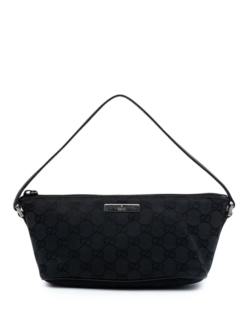 Gucci Pre-Owned 2000-2015 GG Canvas Boat shoulder bag - Nero
