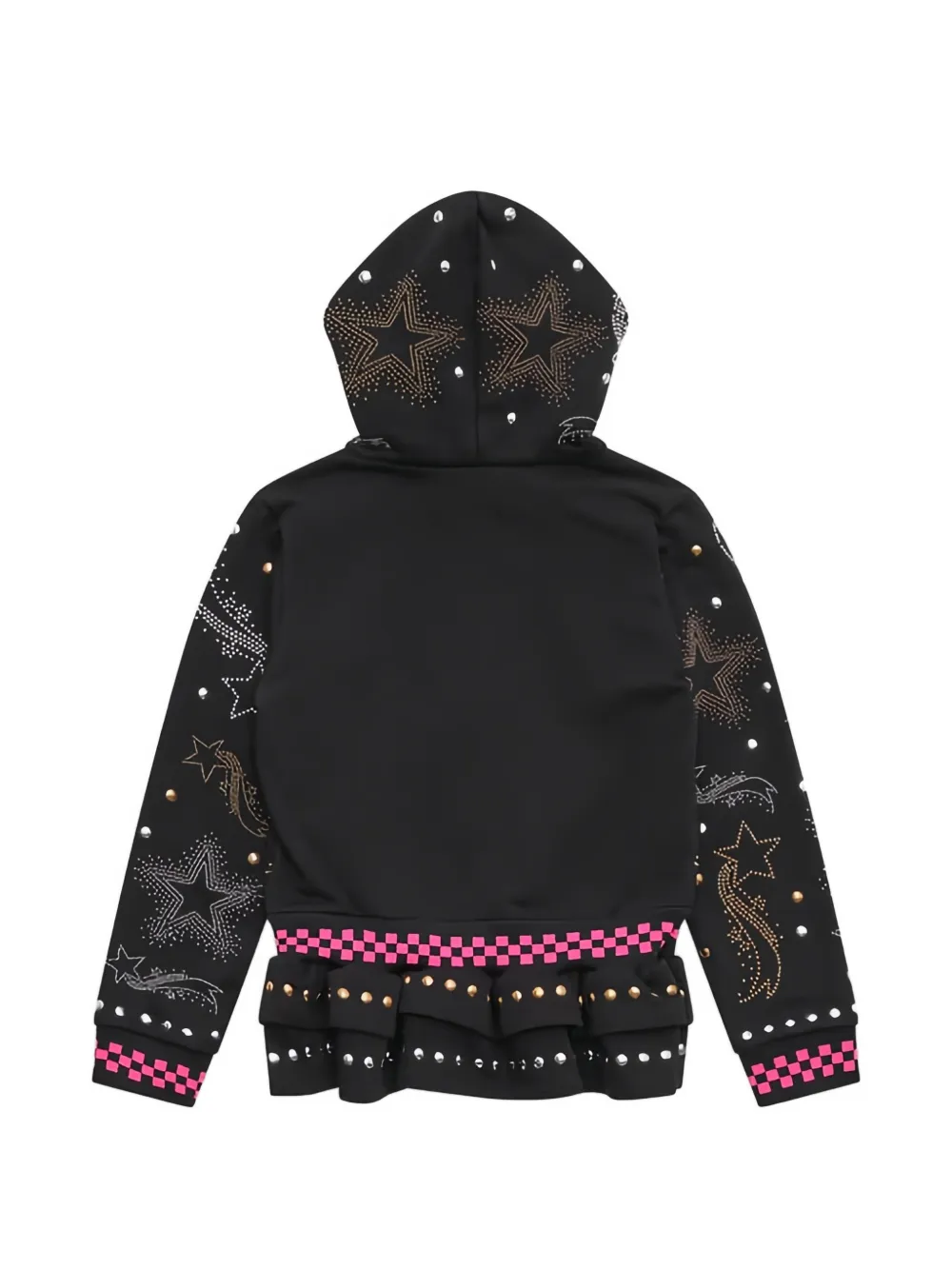 Chopova Lowena Janine hoodie verfraaid met studs Zwart