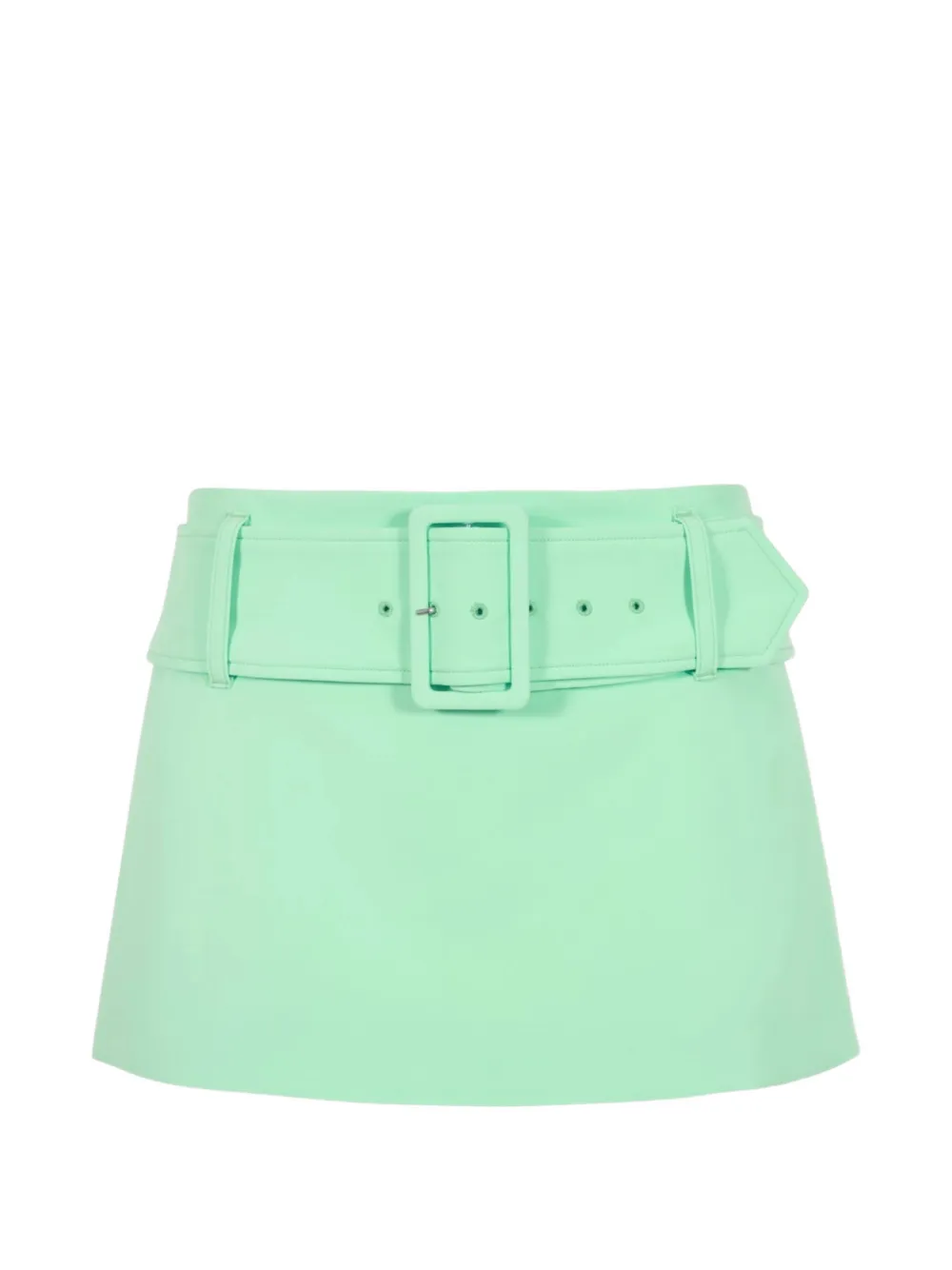 Sandy Liang minijupe Coho à taille ceinturée - Vert Sandy Liang minijupe Coho à taille ceinturée - Vert