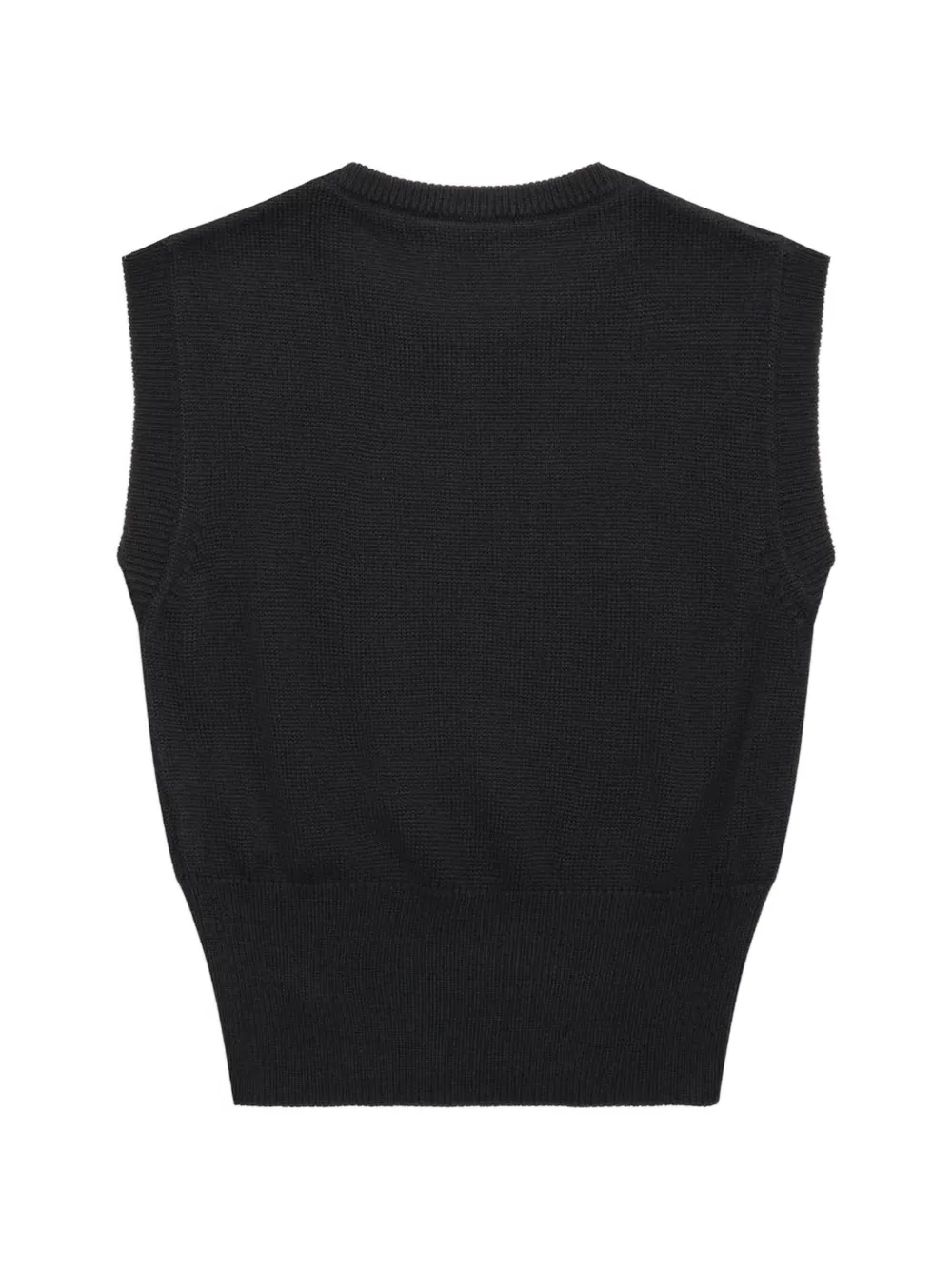 Vaquera Crown gebreide top Zwart
