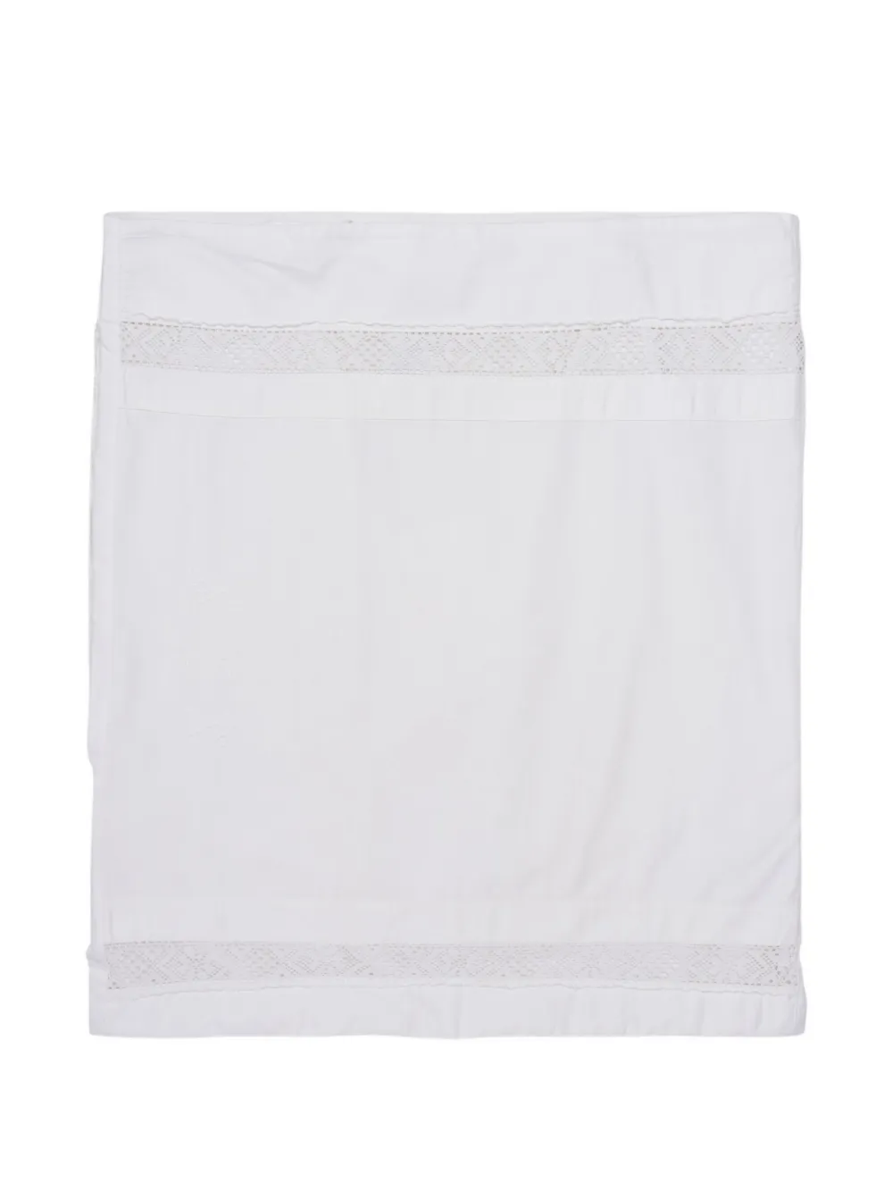 HODAKOVA Pillow Case lace-insert - Bianco